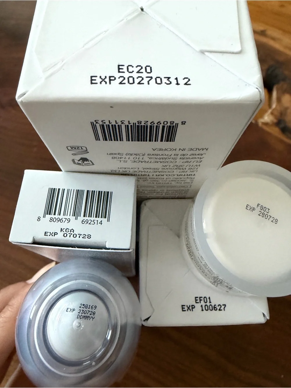 TIRTIR BUNDLE! Ampoule, Eye Cream, Ceramic Cream, SOS Serum, Milk Toner